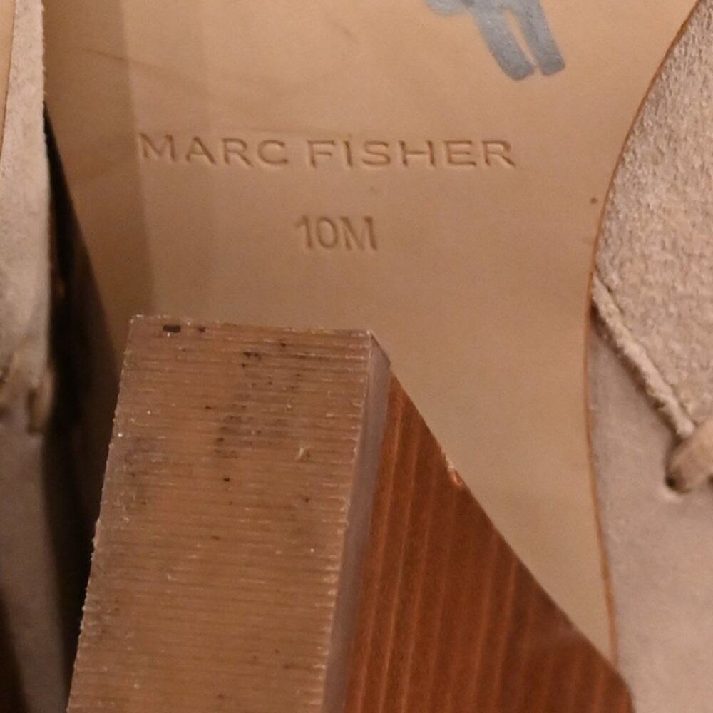 Marc Fisher Genesa Toe Open Booties Size 10 | Size 10 - Picture 13 of 16